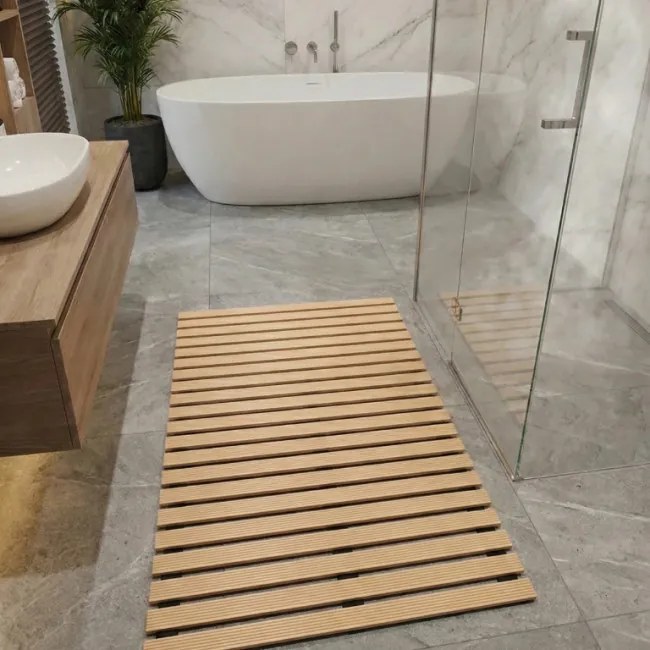 Kúpeľňová predložka XL béžová