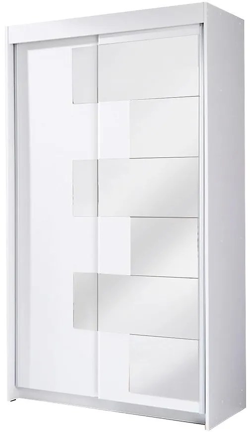 Skriňa  Szach 120 cm biela