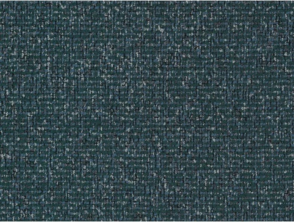 Tyrkysovomodrá čalúnená jednolôžková posteľ s úložným priestorom s roštom 90x200 cm Darren – Micadoni