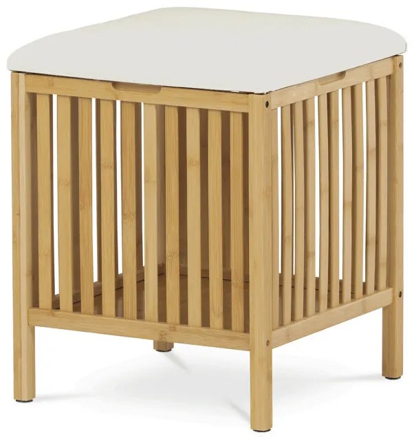 Taburet s úložným priestorom B066 NAT, bambus