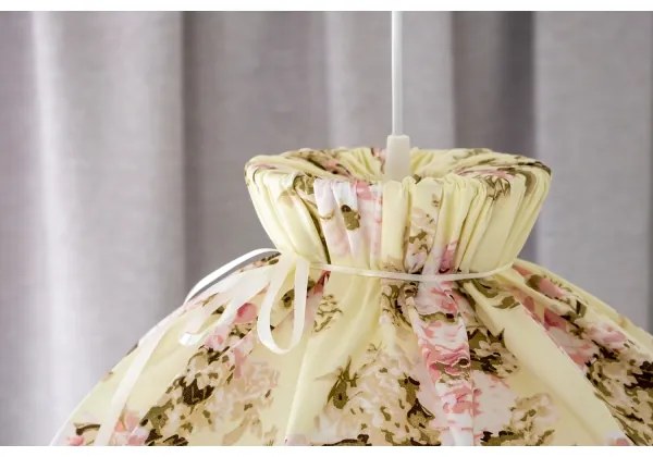 Duolla - Luster na lanku VIOLIN 1xE27/40W/230V pr. 38 cm ruža