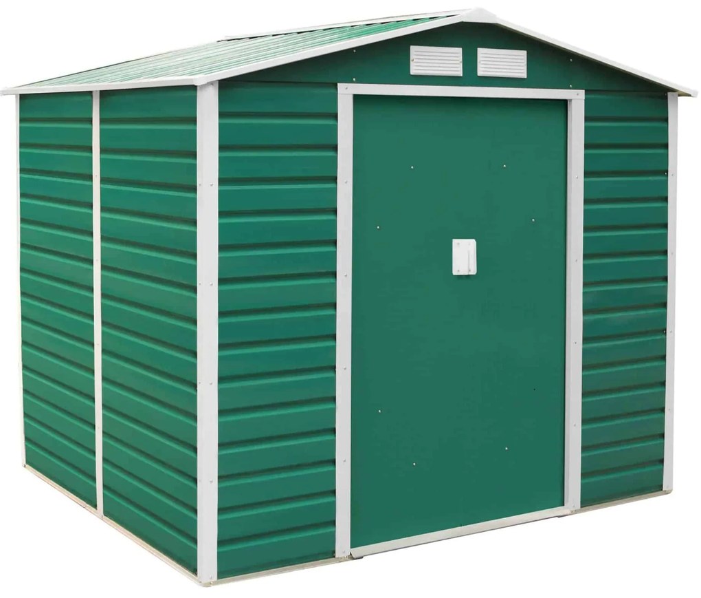 Záhradný domček G21 GAH 407 - 213 x 191 cm, zelený