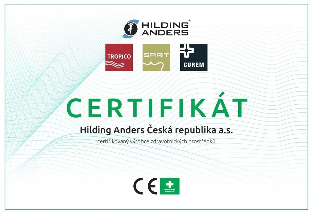 Tropico SPIRIT SUPERIOR VISCO 30 cm - luxusný stredne tuhý matrac s pamäťovou penou 180 x 220 cm, snímateľný poťah