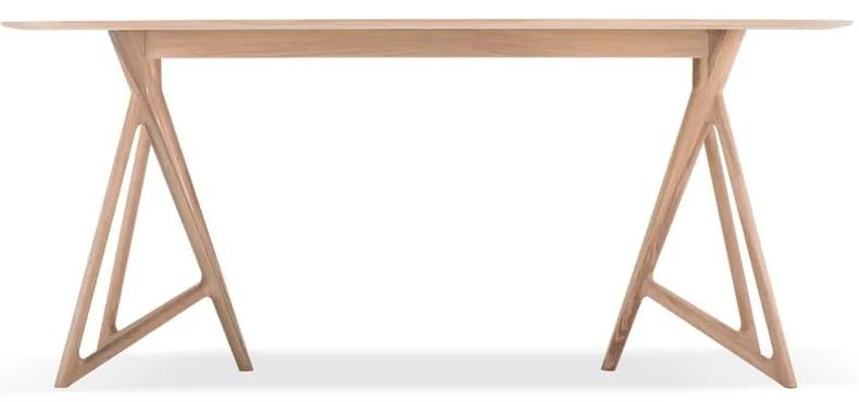 Jedálenský stôl z masívneho dubového dreva Gazzda Koza, 180 × 90 cm