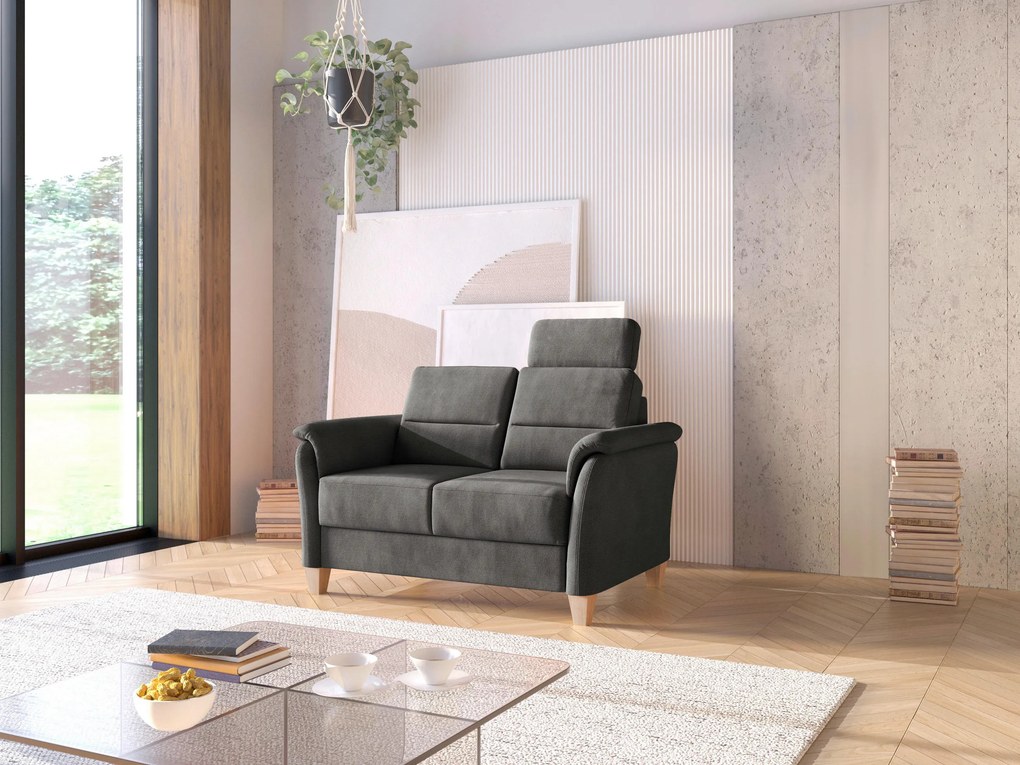 XXXLutz DVOJMIESTNA POHOVKA, textil, čierna Sit & More - Sedačky - 000144019799
