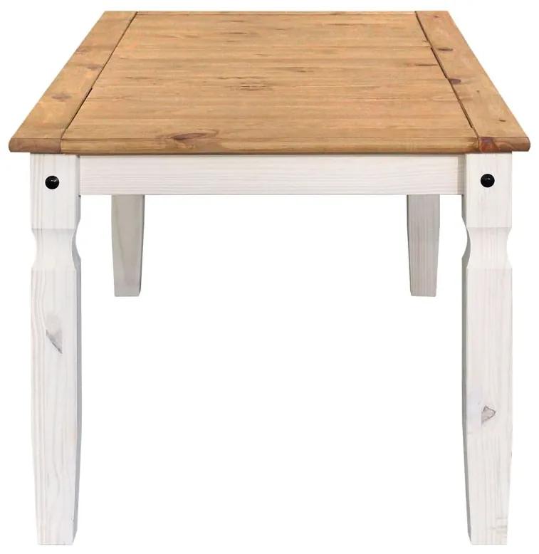IDEA nábytok Jedálenský stôl 178x92 CORONA biely vosk