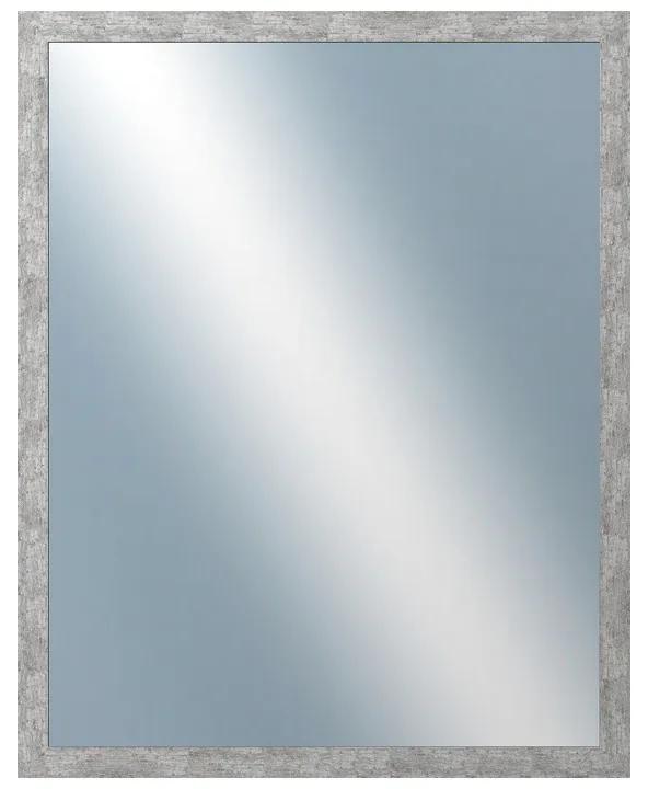 DANTIK - Zrkadlo v rámu, rozmer s rámom 40x50 cm z lišty DUNE strieborná (2945)