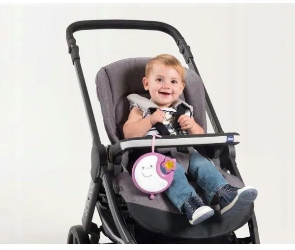 Chicco - Kolotoč nad postieľku s melódiou 3v1 NEXT2DREAMS 3xAA ružová