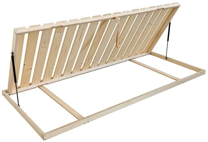 Ahorn LATT LUX 16 KOMBI - výklopný latový rošt s nosnosťou 140 kg 70 x 220 cm, smrekové latky