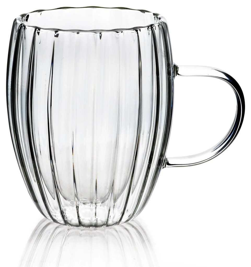 Skleněný hrnek PETER 300 ml čirý