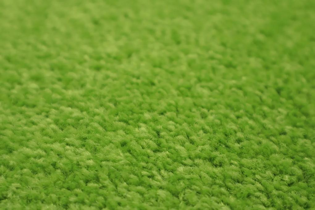 Vopi koberce Kusový koberec Eton zelený 41 guľatý - 250x250 (priemer) kruh cm
