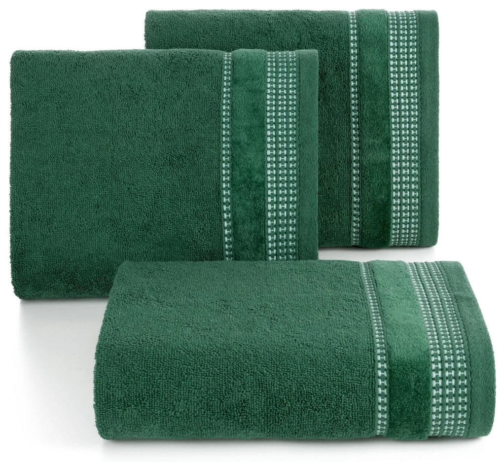 BAVLNENÝ UTERÁK AMANDA6 50X90 CM TMAVOZELENÁ