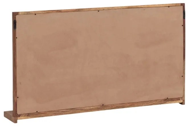 furniture-nabytek.cz - Masívne kúpeľňové zrkadlo Sydney light I z akácie, lakované, hnedé – 105×16×60 cm