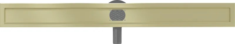 Mexen Flat 360°, telo žľabu 80 cm, zlatá matná, 1A40080