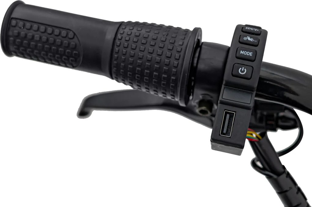 Ramiz Chopper Warrior Motocykel čierny