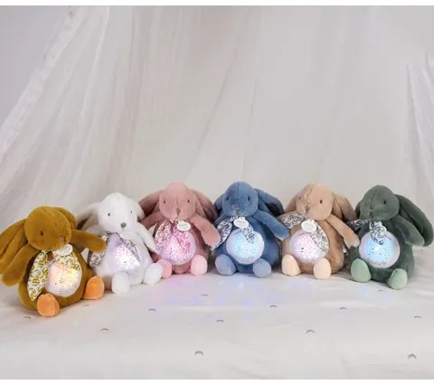DC4204 DouDou et Compagnie Nočný projektor zajačik hnedý