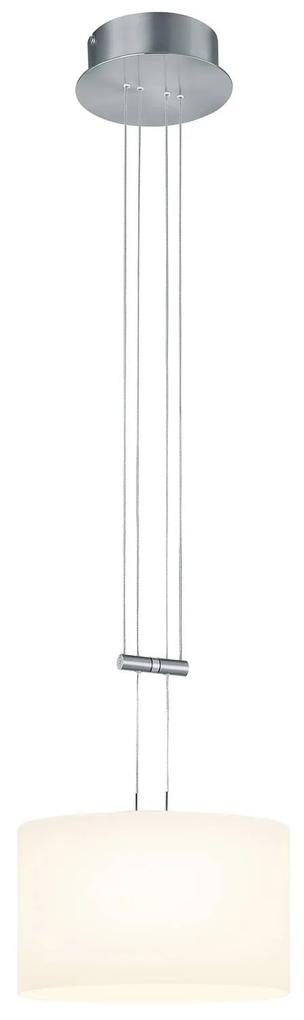 BANKAMP Grazia závesná lampa 1-pl. 32cm nikel