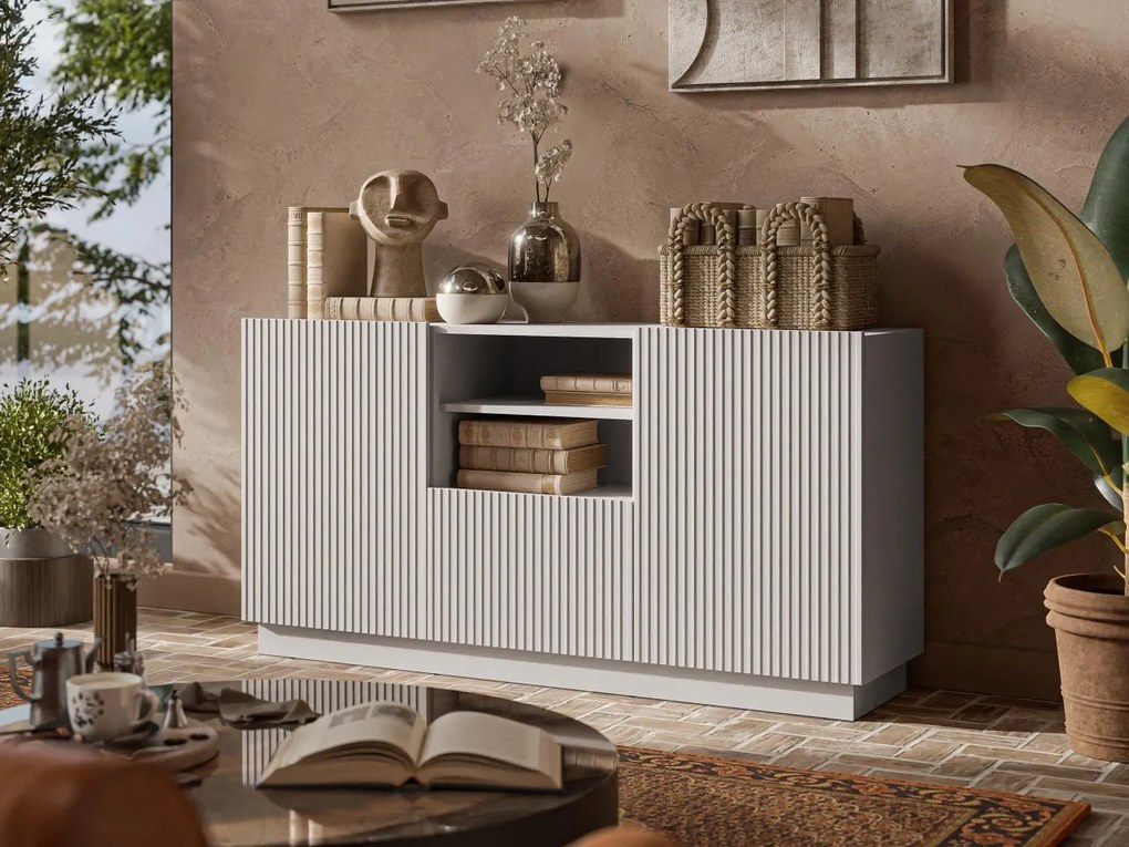 Komoda Ceroza 150 2D1SZ, Farby: biela