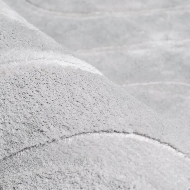 Kúpeľňový koberček WAVES 400 svetlosivý