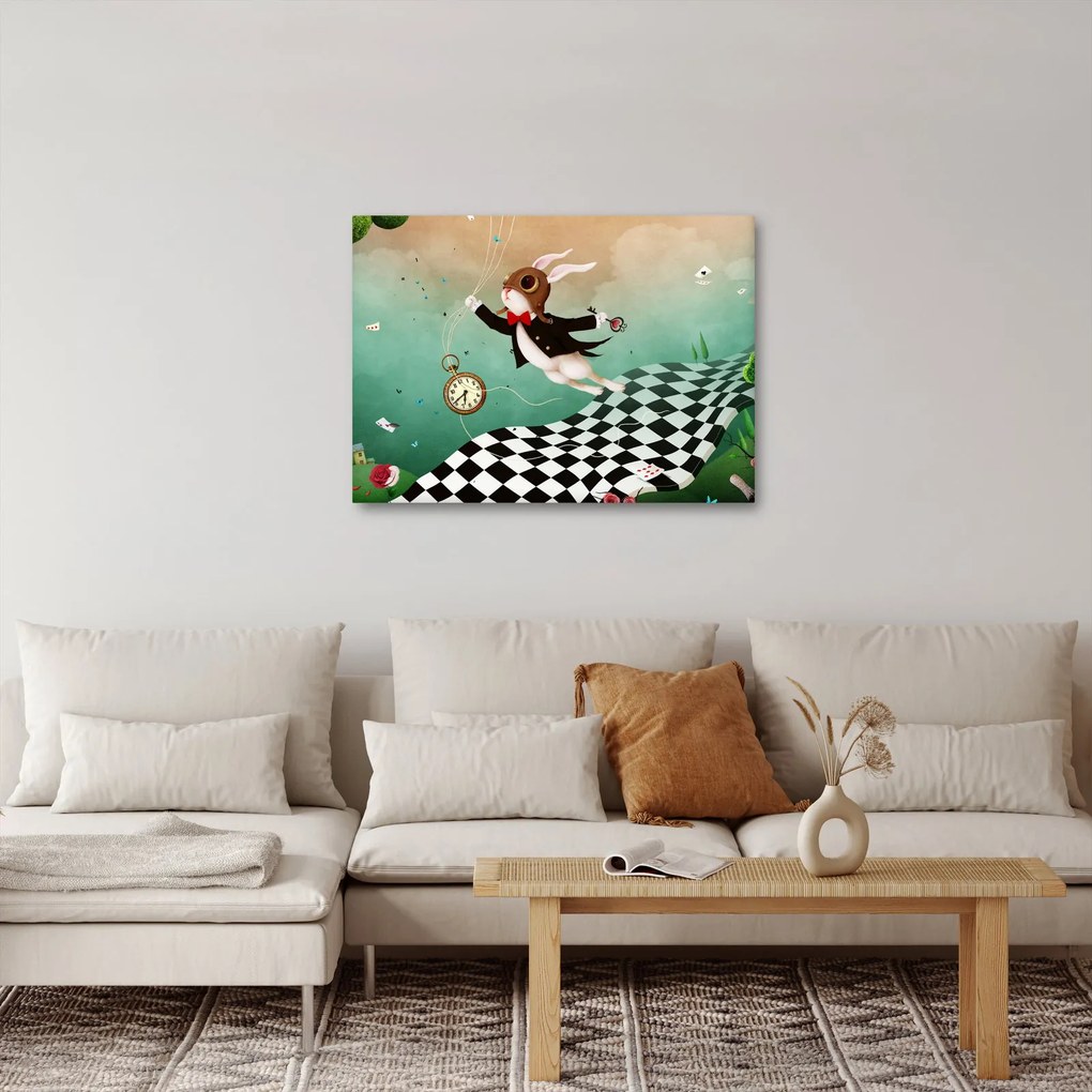 Obraz - Fantasy zajačik (70x50 cm)