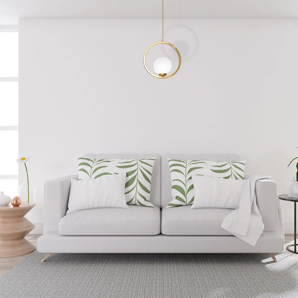 Závesné svietidlo Vienna, 1x biele sklenené tienidlo, c