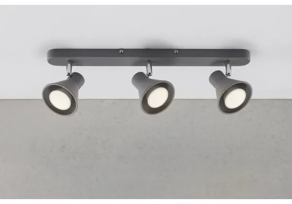 Nordlux - Bodové svietidlo EIK 3xGU10/35W/230V sivé