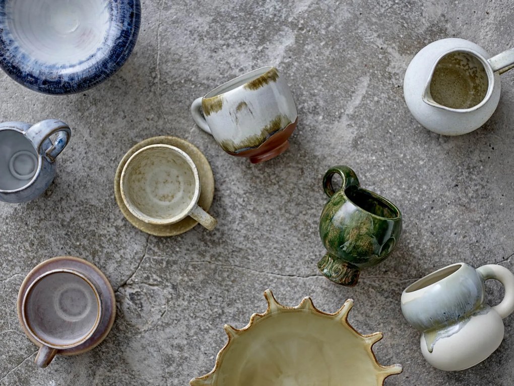 Bloomingville Kameninový hrnček Jade Nature 200 ml