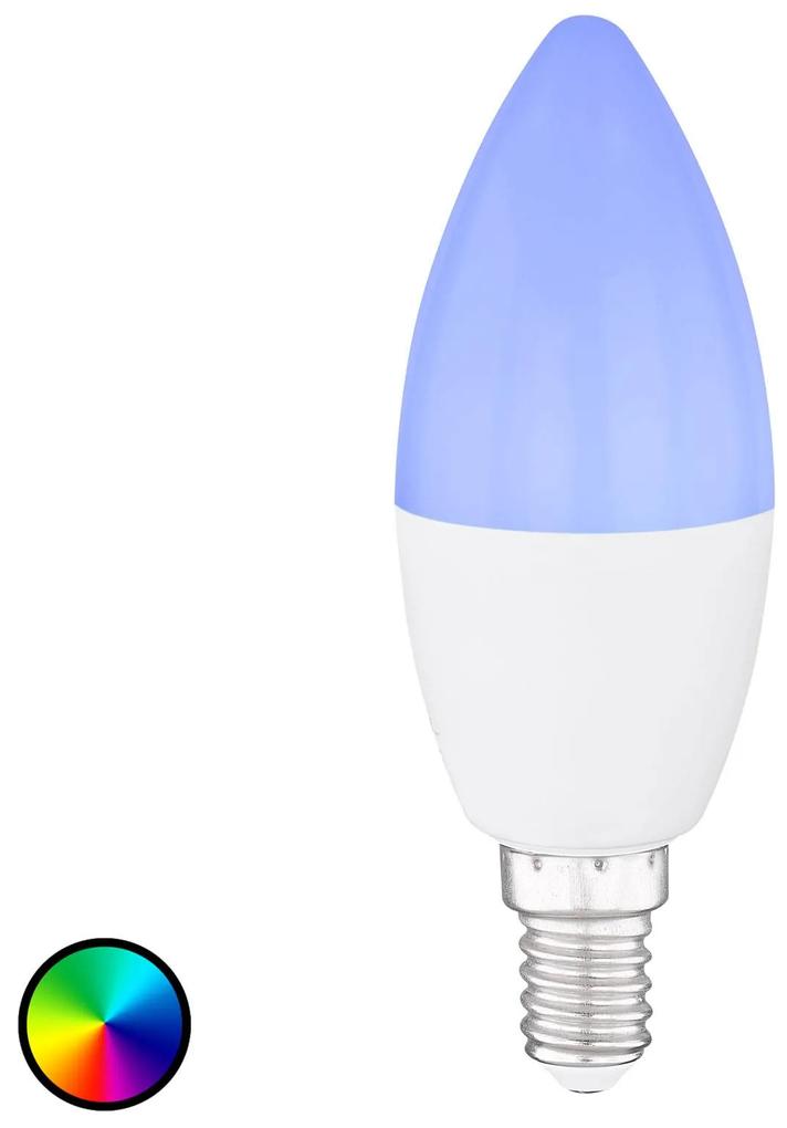 LED žiarovka sviečka E14, 4,5W Tuya-Smart RGBW CCT