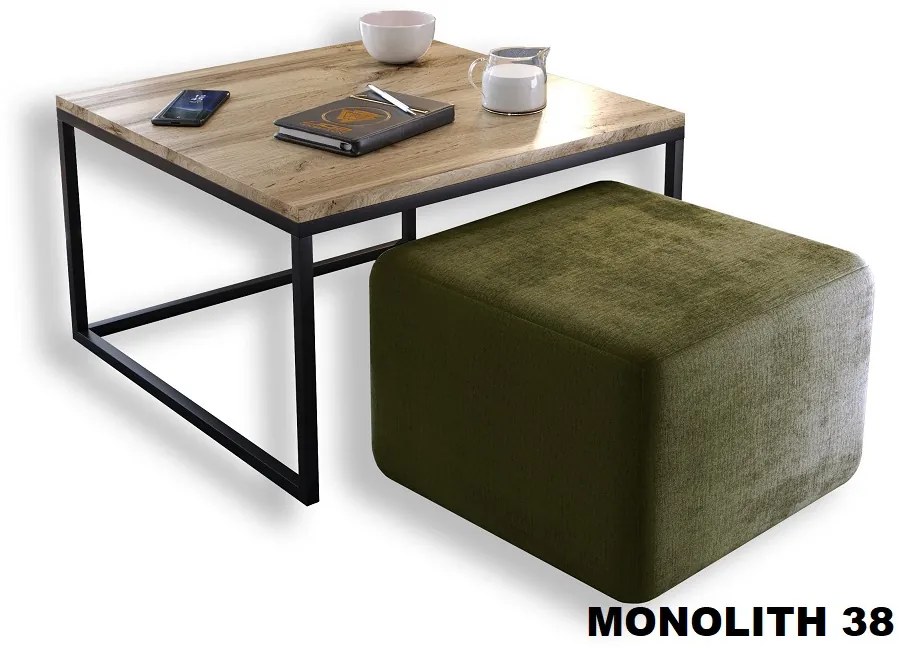 KONFERENČNÝ STOLÍK BELLA DUB WOTAN + TABURET ZAMAT