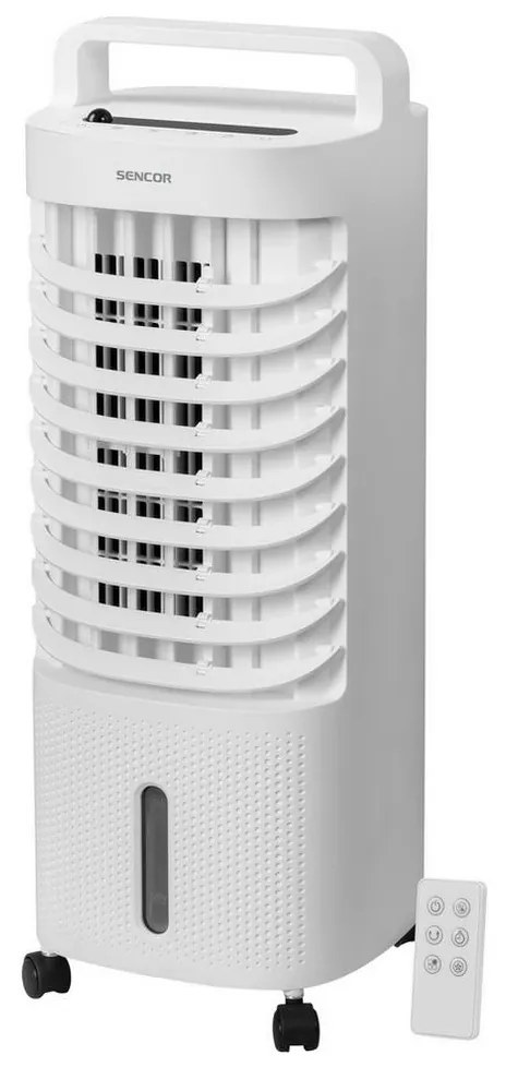 Sencor - Mobilný ochladzovač vzduchu s LED displejom 3v1 45W/230V biela + DO