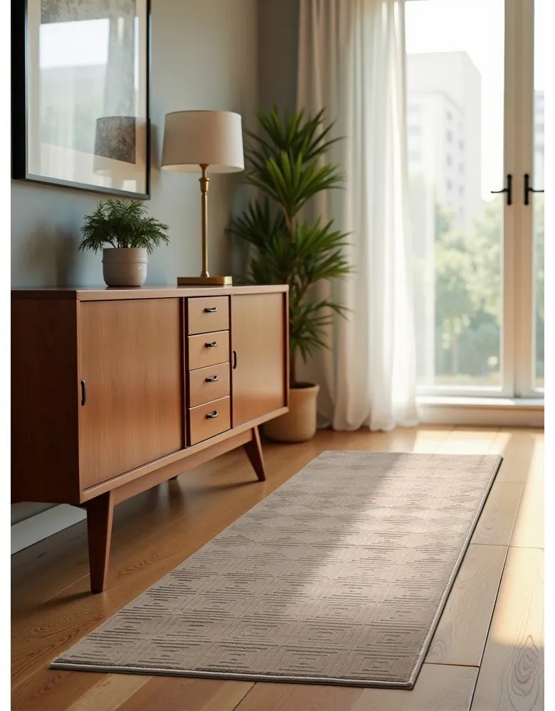 Béžový behúň 80x240 cm Perles Tourmaline – Elle Decoration