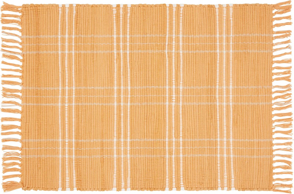 XXXLutz RUČNE TKANÝ KOBEREC, 60/90 cm, oranžová Boxxx - Koberce - 006767012092