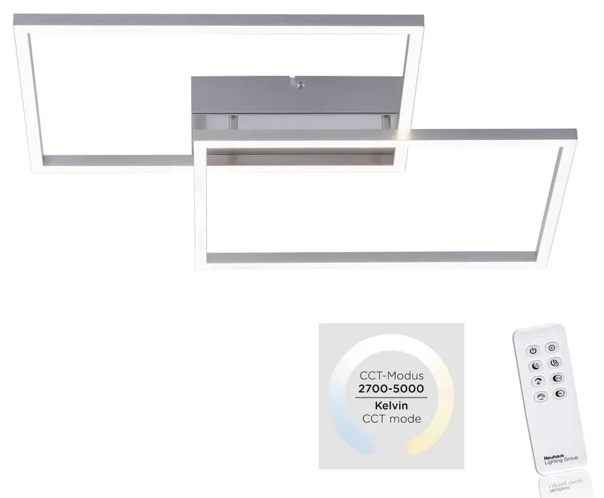 Leuchten Direkt 14017-55 - LED Stmievateľné svietidlo IVEN 2xLED/20W/230V + DO