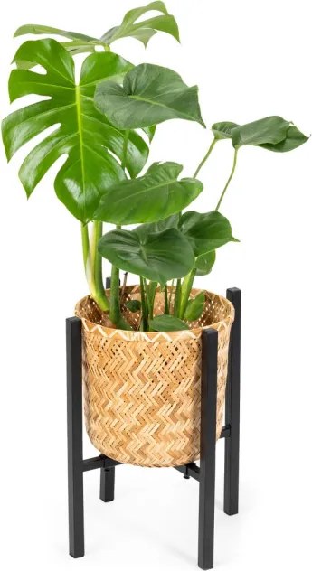 Stojan na kvety PILLAR čierny