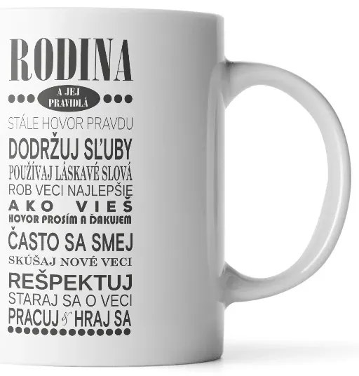 Sablio Hrnček Rodina 3 - 890 ml - XXL