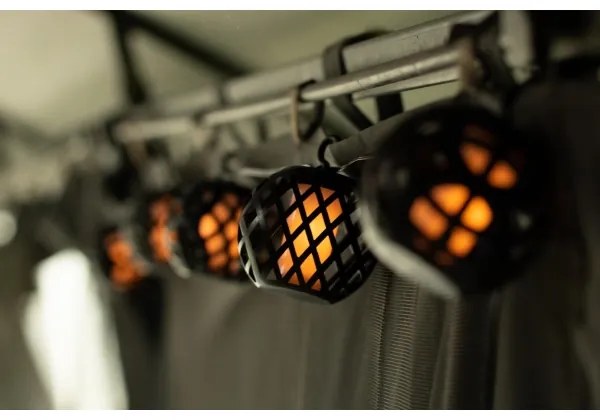 LED Solárna reťaz 60xLED/2m 400 mAh IP44