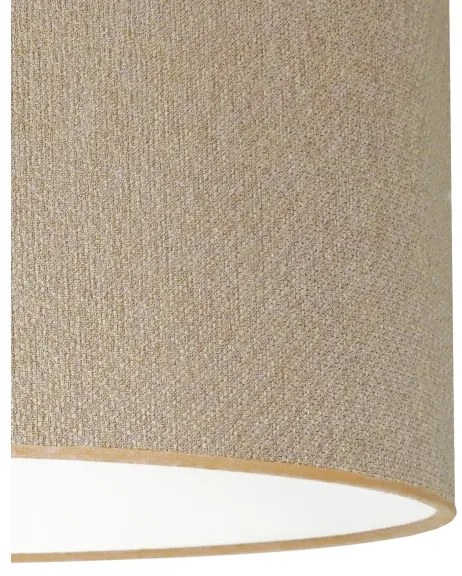 Duolla - Prisadený luster ROLLER ECO RECYCLING 1xE27/15W/230V pr. 45 cm krémová