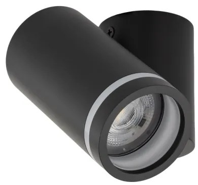 Nástenné bodové svietidlo JET SET 1xGU10/10W/230V čierna