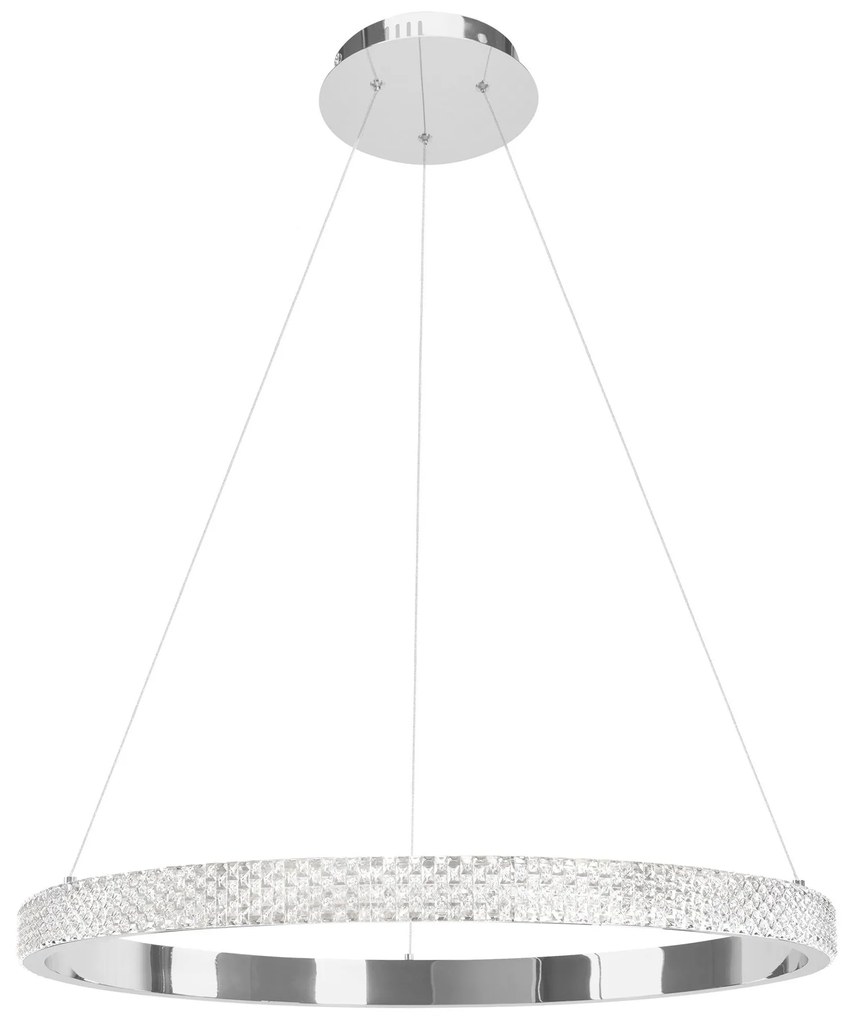 Toolight Toolight, LED stropné svietidlo 23W APP1511-CP, chrómová, OSW-05472