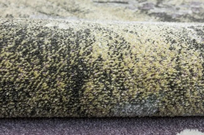 Detský koberec Lima G755A zajačik, žltý / fialový