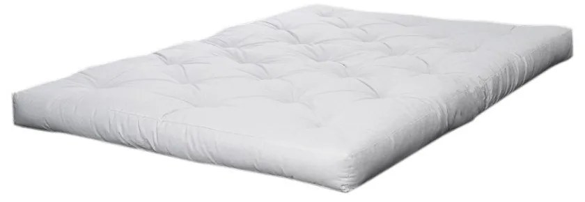 Biely stredne tvrdý futónový matrac 160x200 cm Coco Natural – Karup Design