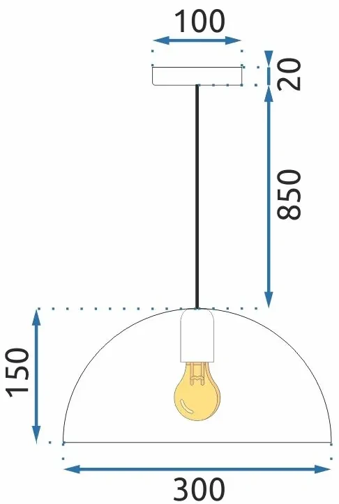 Toolight Toolight, závesná lampa APP911-1CP Marble, imitácia kameňa, OSW-06620