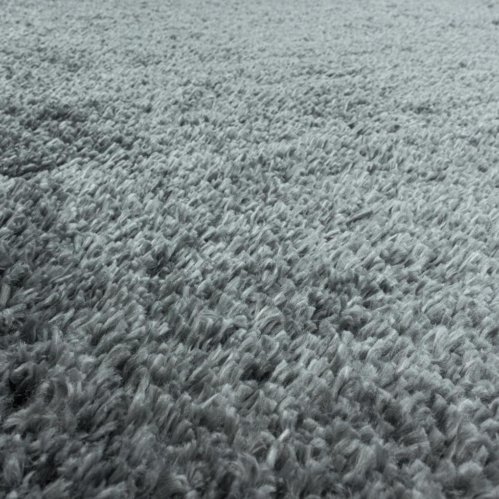 Ayyildiz Kusový koberec FLUFFY 3500, Okrúhly, Svetlá Sivá Rozmer koberca: 120 cm KRUH