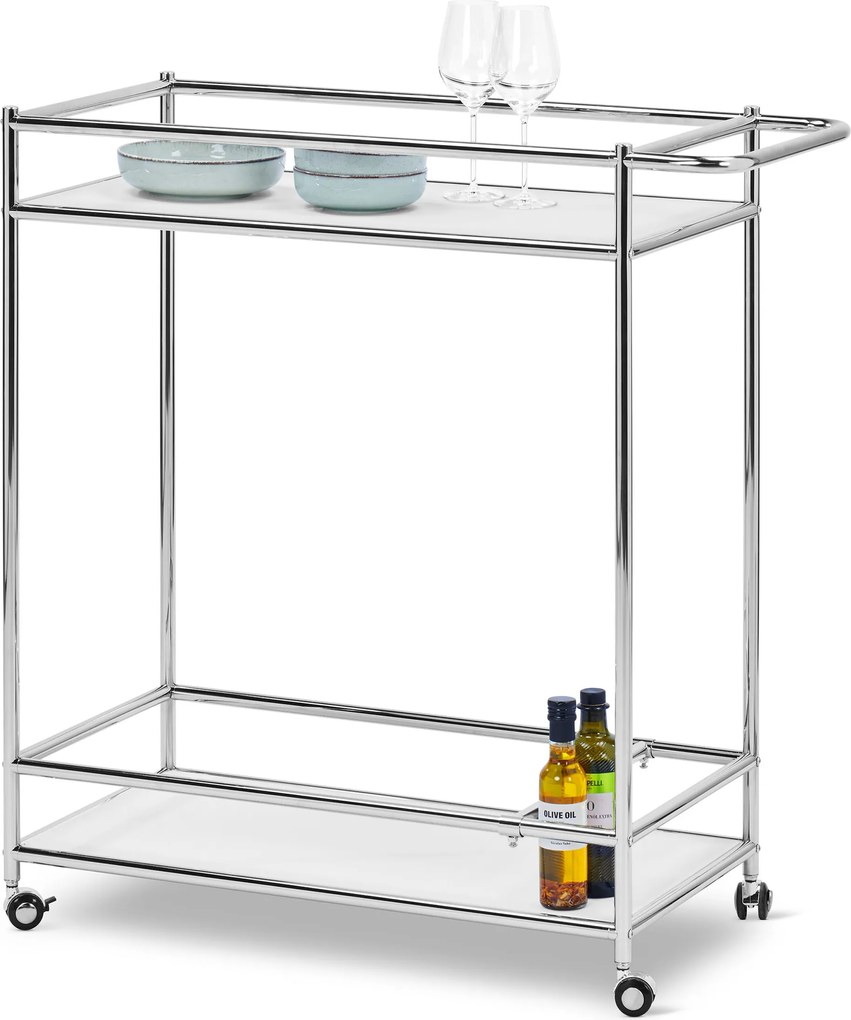 Kovový servírovací vozík »CN3« s 2 úrovňami