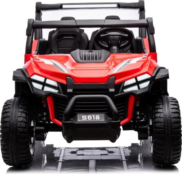 LEAN CARS Elektrické autíčko S618 červené 4x4