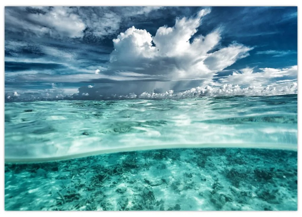 Obraz morskej hladiny a neba