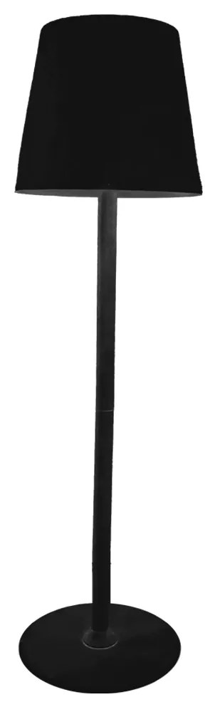 EUlight Stolná lampa Toscana, 1x čierne PVC tienidlo, b