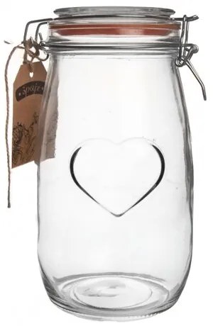 Orion Dóza sklo patent Bela srdce, 1,5 l , 1,5 l