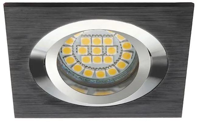 KANLUX Podhľadové bodové osvetlenie OLLEN L50, 1xGX5, 3, 50W, 9x9cm, hranaté, čierne