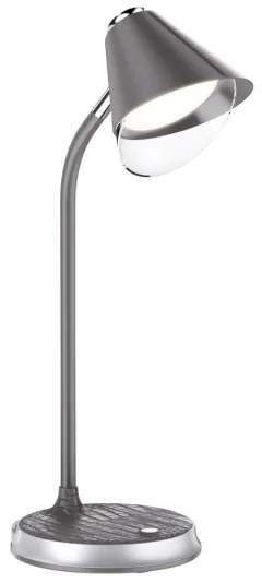 Immax 08972L - LED Stmievateľná stolná lampa FINCH LED/9W/12/230V šedá/chróm